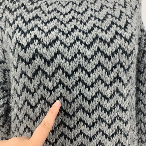 JOIE Nico Chevron Sweater Womens XS Extra Small Wool Blend Pullover Long Sleeve - Picture 4 of 13